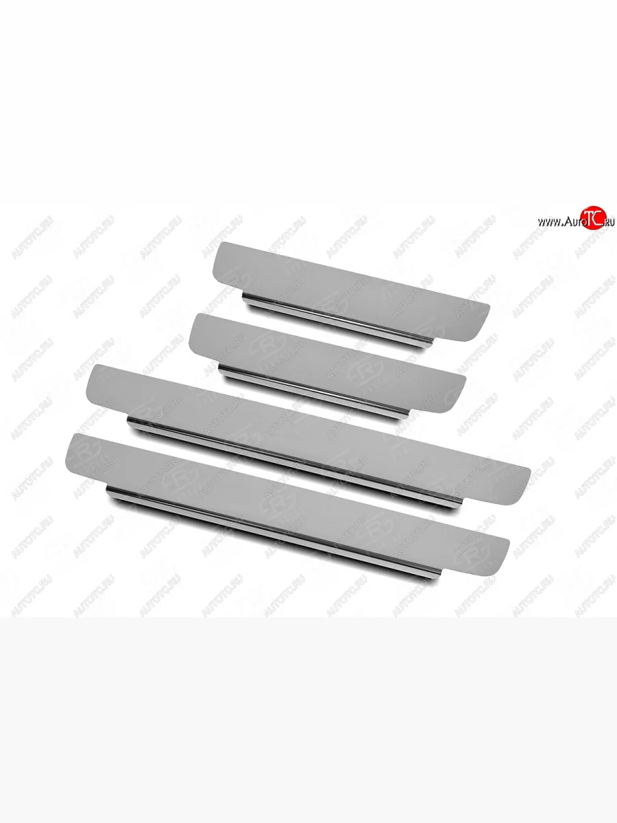 Накладки порожков салона Russtal Hyundai Tucson TL дорестайлинг (2015-2018) (Нержавейка полированная)  в Перми Пермском крае