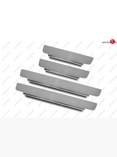 Накладки порожков салона Russtal (Нержавейка шлифованная) Hyundai Tucson TL дорестайлинг (2015-2018)