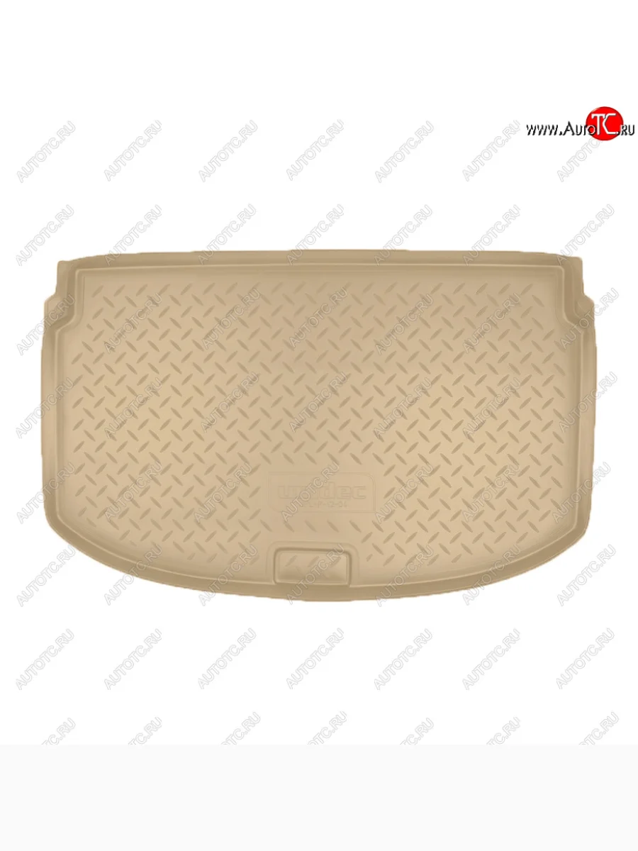 Коврик багажника Norplast Unidec Chevrolet Aveo T300 хэтчбек (2011-2015) (Цвет: бежевый)  в Керчи Республика Крым