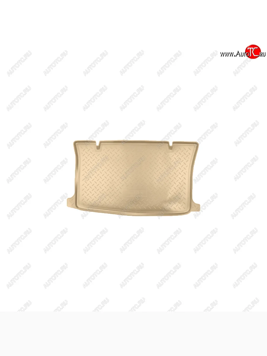 Коврик багажника Norplast Unidec Chevrolet Aveo T200 хэтчбек 5 дв (2002-2008) (Цвет: бежевый)  в Керчи Республика Крым