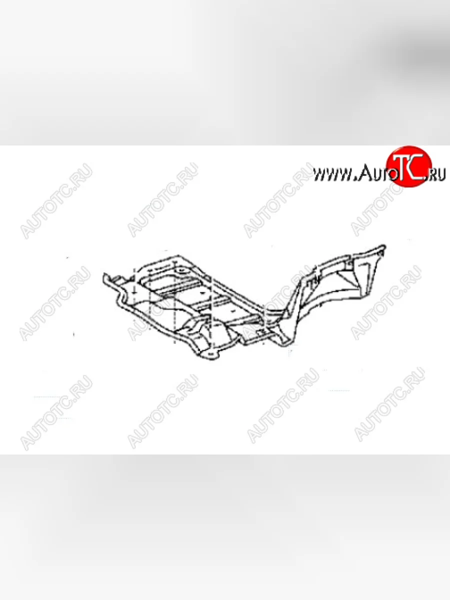 Левая защита двигателя (пыльник) SAT Toyota Ipsum ACM20 дорестайлинг (2001-2003)  в Перми Пермском крае