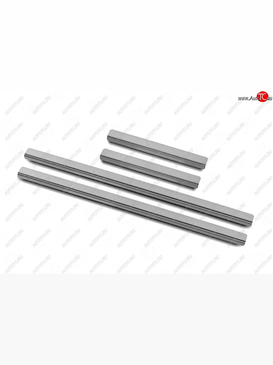 Накладки порожков салона Russtal Лада ВАЗ Нива Трэвел (212300-80) (2021-2025) (Нержавейка шлифованная)  в Керчи Республика Крым