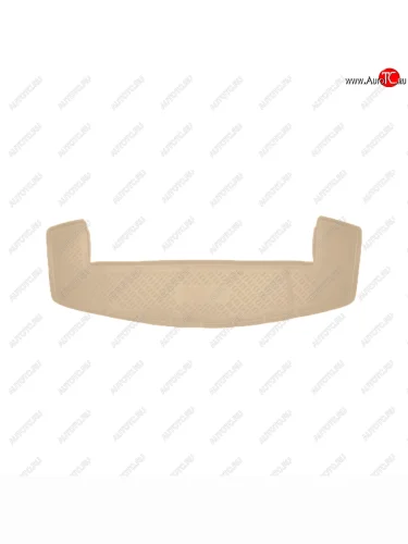 Коврик багажника Norplast Unidec (7 мест, разложенный 3-й ряд) (Цвет: бежевый) Chevrolet Captiva 1-ый рестайлинг (2011-2013)