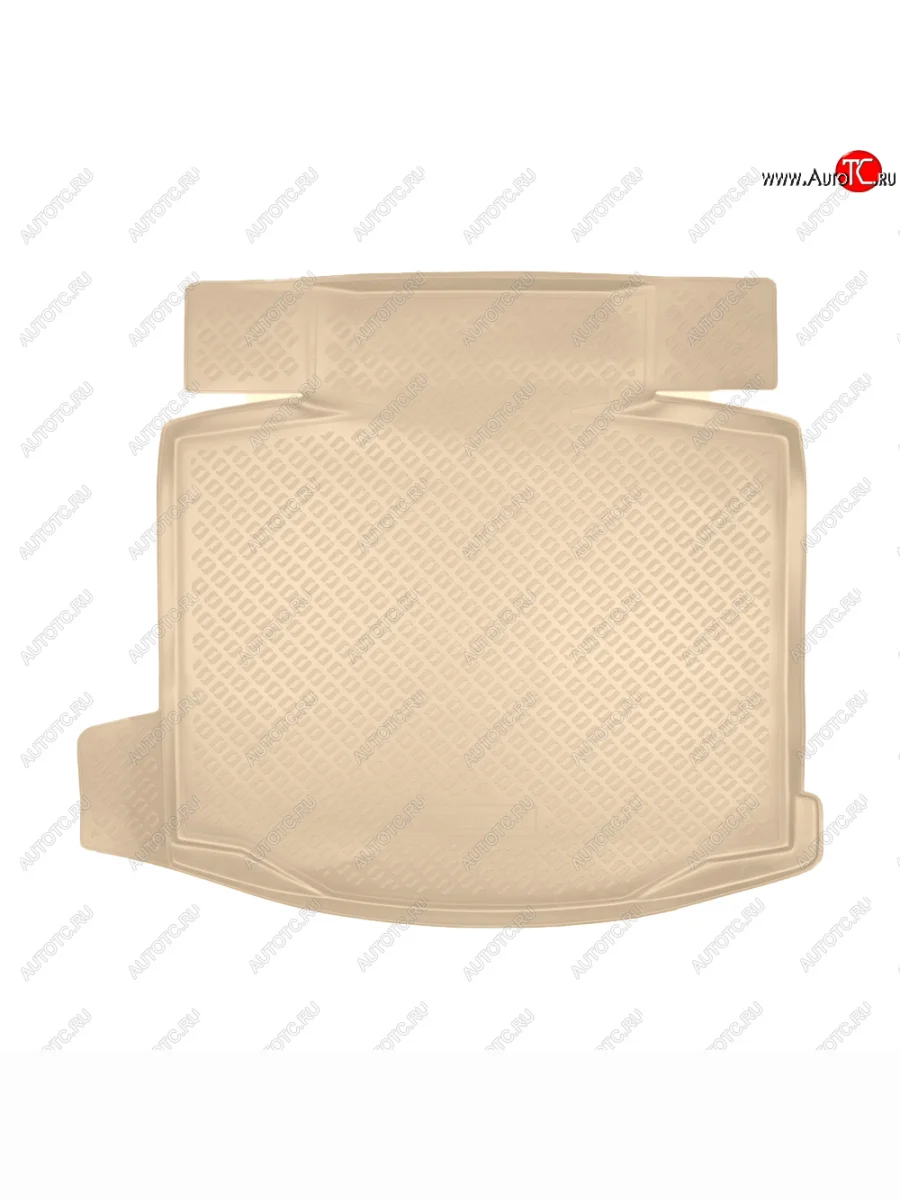 Коврик багажника Norplast Unidec Chevrolet Malibu 8 (2013-2015) (Цвет: бежевый)  в Керчи Республика Крым