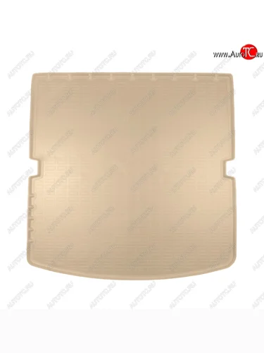 Коврик багажника Norplast Unidec (сложенный 3-й ряд) (Цвет: бежевый) Cadillac XT6 C1TL (2019-2025)