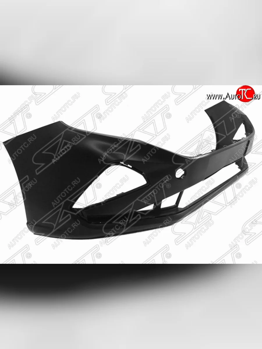 Передний бампер SAT Volkswagen Polo Mk6 лифтбек (2020-2022) (Неокрашенный)  в Самаре Самарской области