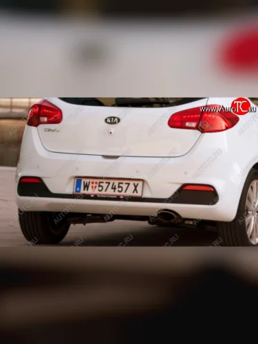 Задний бампер ORIGINAL KIA Ceed 2 JD дорестайлинг, хэтчбэк (2012-2015)