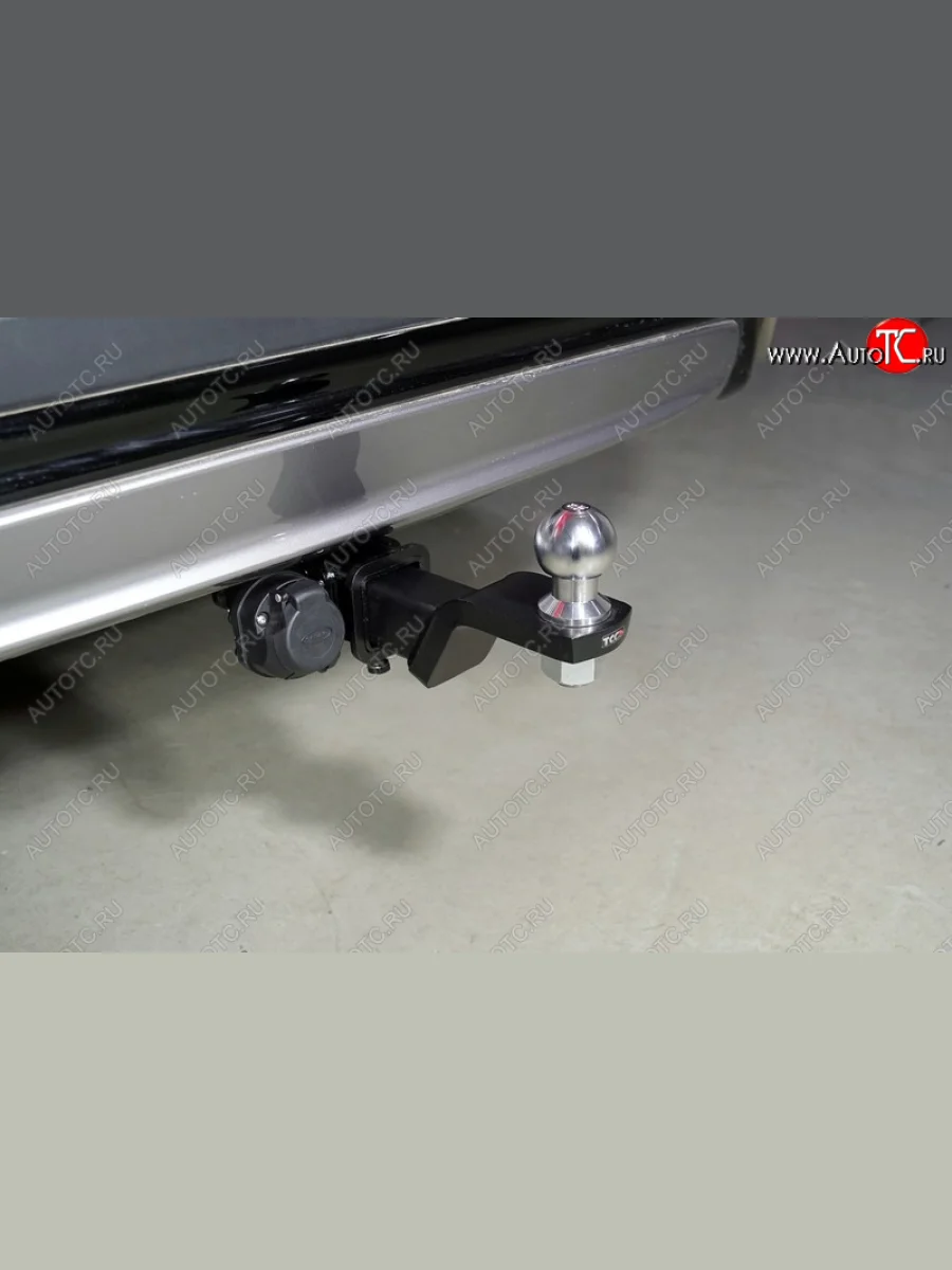 Фаркоп (тягово-сцепное устройство) TCC Geely Tugella FY11,HPBA4 рестайлинг (2022-2025) (Оцинкованный, шар E - нержавейка)  в Самаре Самарской области