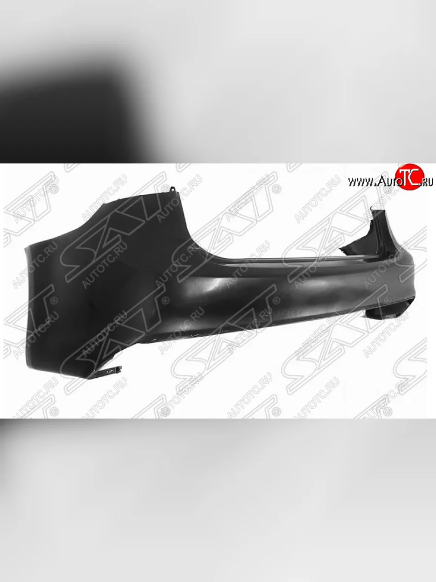 Задний бампер SAT KIA Forte 3 BD седан дорестайлинг (2018-2021) (Неокрашенный)  в Керчи Республика Крым