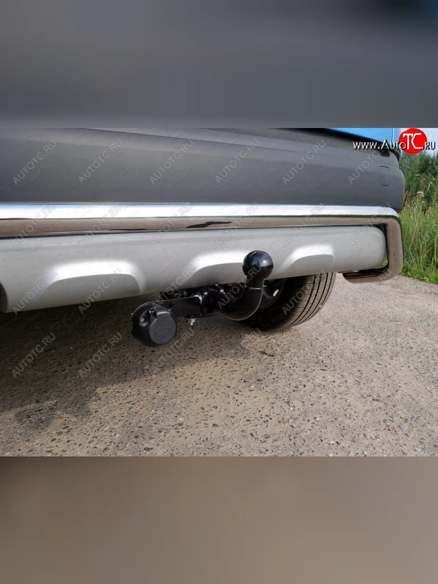 Фаркоп (тягово-сцепное устройство) TCC Renault Duster HS рестайлинг (2015-2021) (Оцинкованный, шар A )  в Воронеже Воронежской области