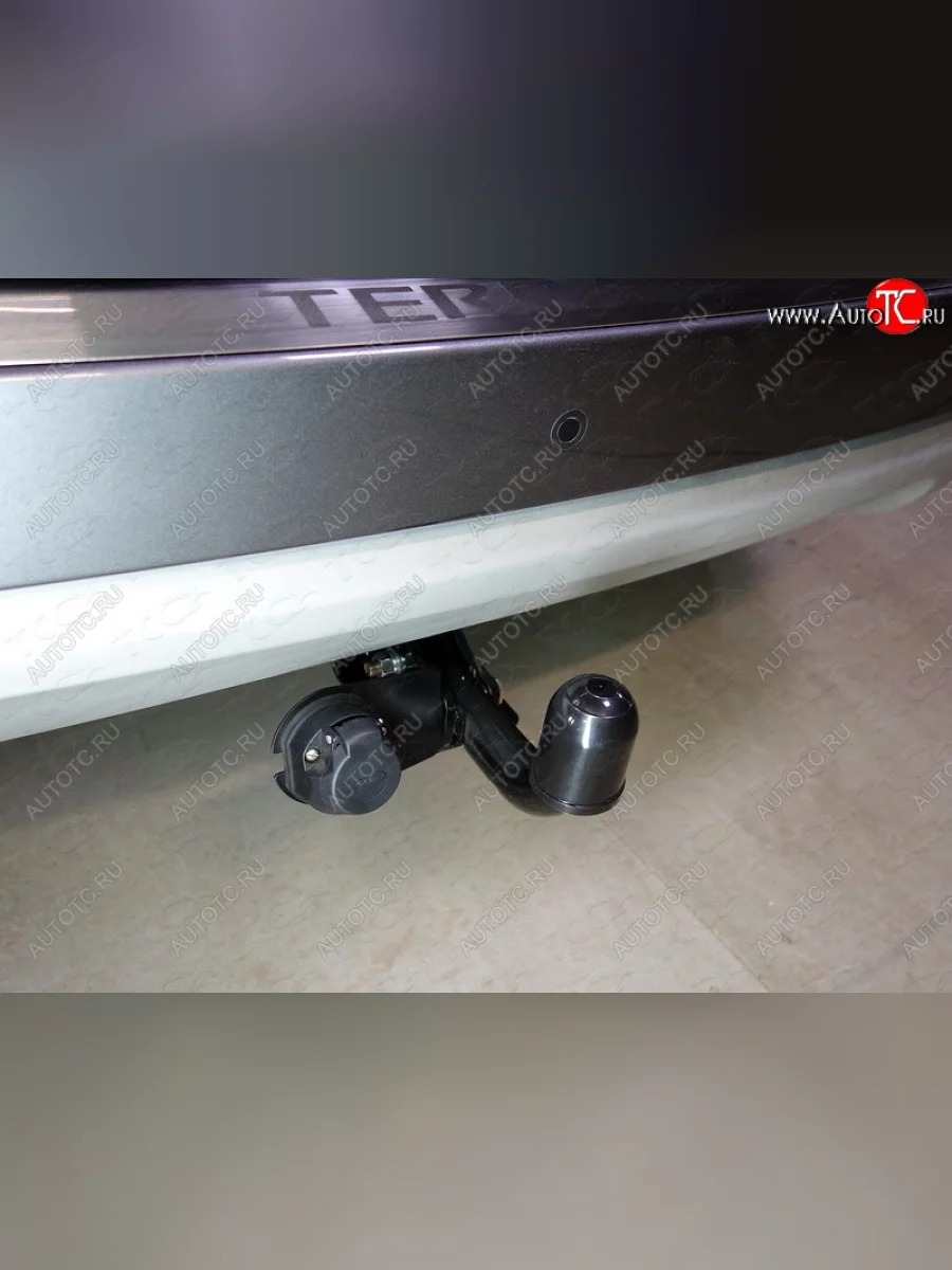 Фаркоп (тягово-сцепное устройство) TCC Nissan Terrano D10 дорестайлинг (2013-2016) (Оцинкованный, шар A )  в Перми Пермском крае