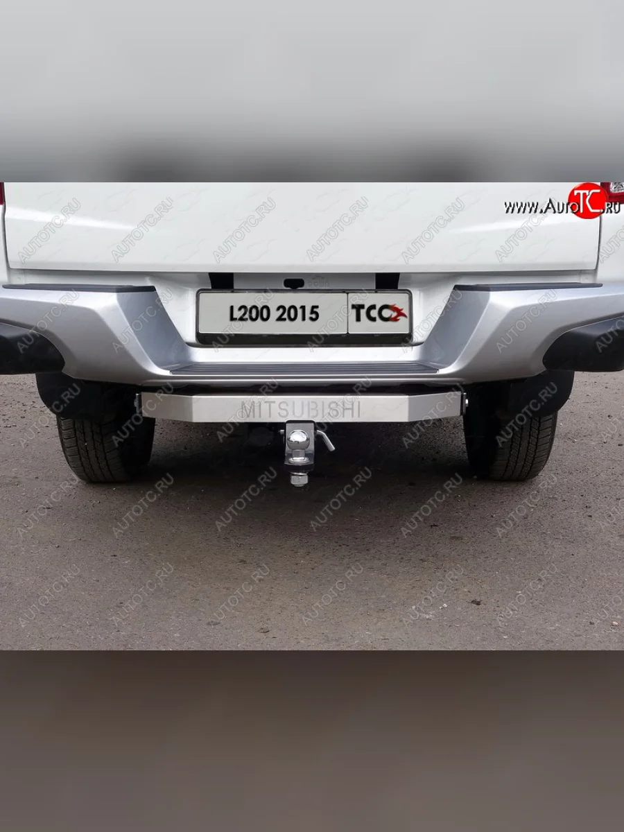 Фаркоп (тягово-сцепное устройство) TCC Тюнинг Mitsubishi L200 5 KK,KL дорестайлинг (2015-2019) (Оцинкованный, шар E)  в Керчи Республика Крым