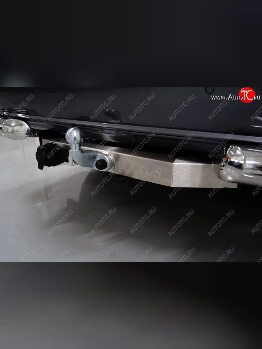 Фаркоп (тягово-сцепное устройство) TCC (надпись Lexus)  Lexus GX460 (2019-2022) J150 (Оцинкованный, шар F)  в Самаре Самарской области