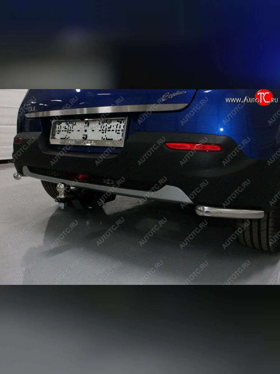 Фаркоп (тягово-сцепное устройство) TCC KIA Soul SK3 (2018-2022) (Оцинкованный, шар E)  в Керчи Республика Крым