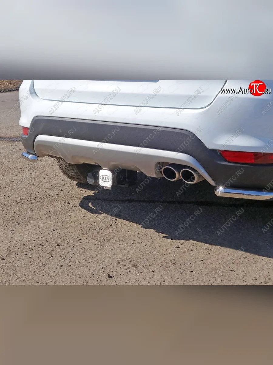 Фаркоп (тягово-сцепное устройство) TCC KIA Rio X рестайлинг (2020-2025) (шар E)  с доставкой в г. Пермь