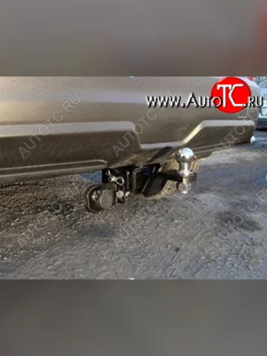 Фаркоп (тягово-сцепное устройство) TCC (оцинкованный, шар Е нержавейка) Nissan Qashqai  2 (2017-2022) J11 рестайлинг
