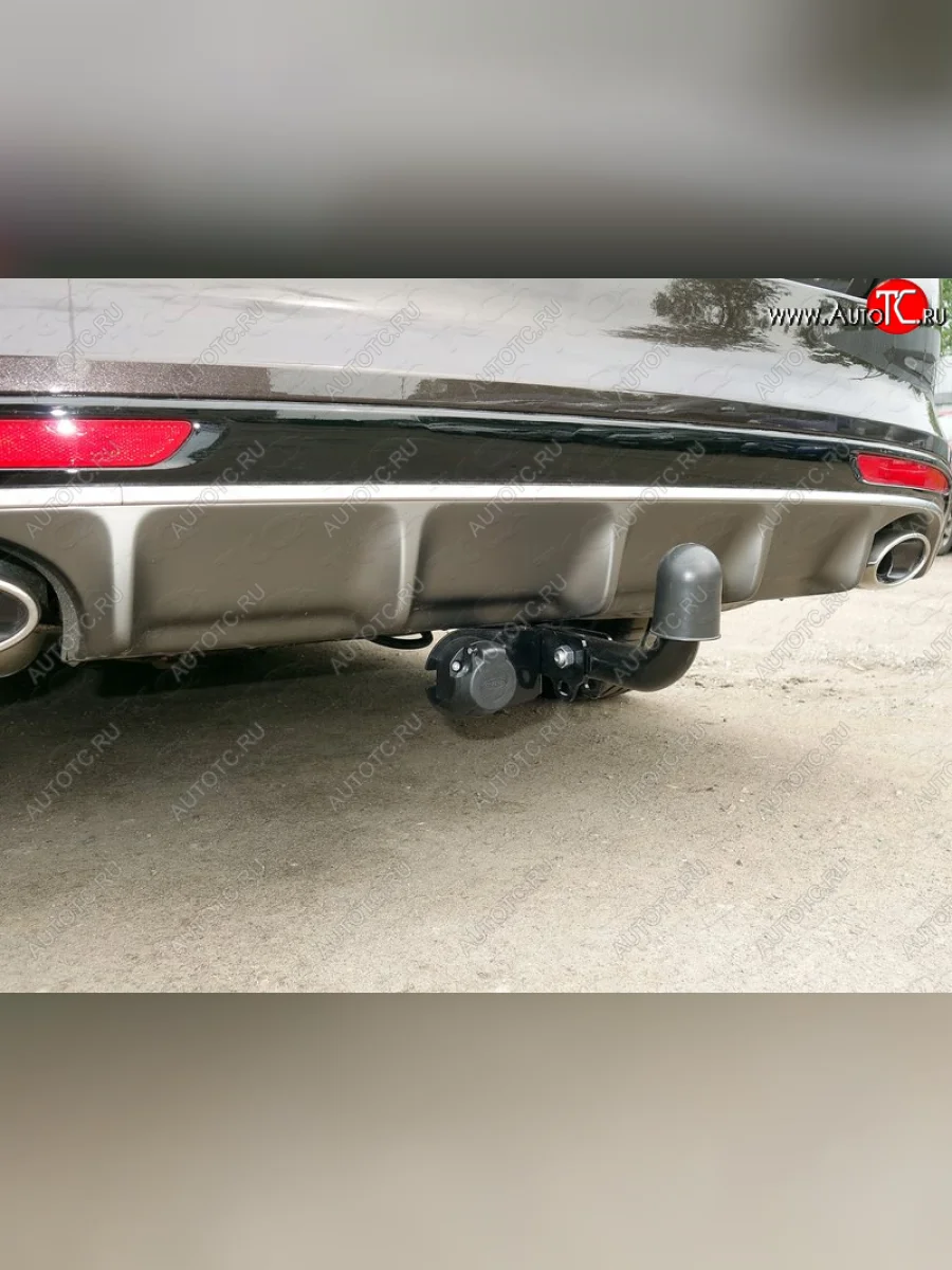 Фаркоп (тягово-сцепное устройство) TCC KIA Optima JF седан рестайлинг (2018-2020) (Оцинкованный, шар A )  в Самаре Самарской области