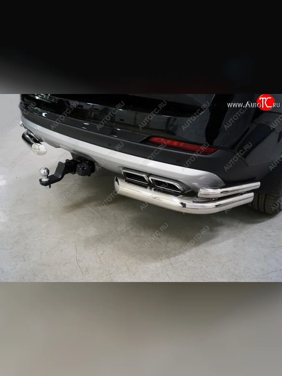 Фаркоп (тягово-сцепное устройство) TCC KIA Mohave HM2 (2019-2022) (Оцинкованный, шар E)  с доставкой в г. Керчь