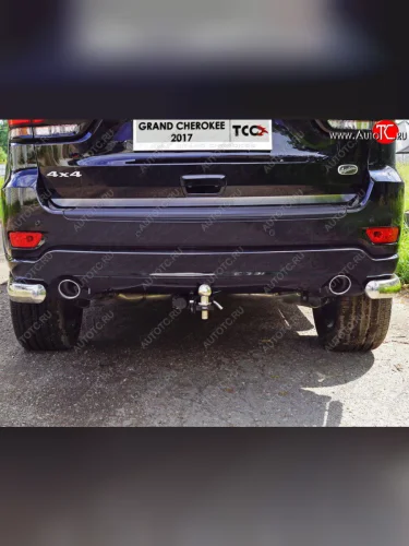 Фаркоп (тягово-сцепное устройство) TCC (усиленный) (Оцинкованный, шар E) Jeep Grand Cherokee  WK2 (2017-2022) 2-ой рестайлинг