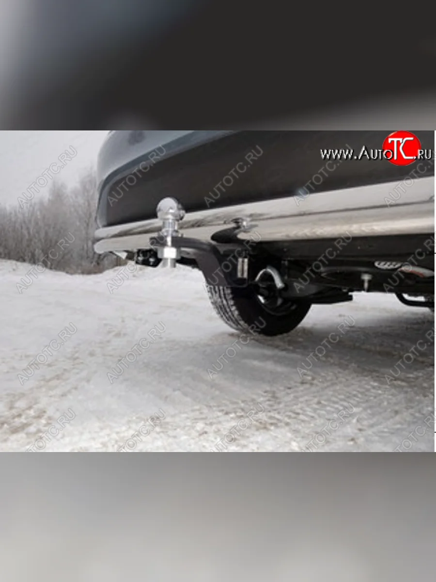 Фаркоп (тягово-сцепное устройство) TCC INFINITI QX60 L50 рестайлинг (2016-2021) (Оцинкованный, шар E)  в Самаре Самарской области