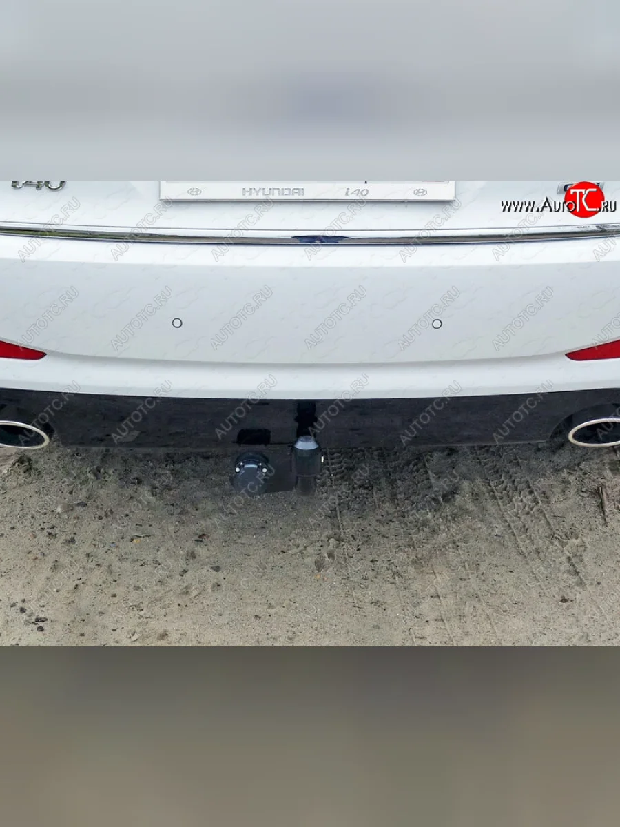 Фаркоп (тягово-сцепное устройство) TCC Hyundai I40 1 VF дорестайлинг седан (2011-2015) (Оцинкованный, шар A )  в Самаре Самарской области