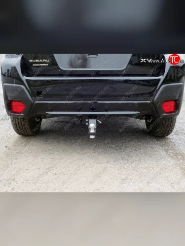 Фаркоп (тягово-сцепное устройство) TCC (оцинкованный, шар E нержавейка) Subaru XV  GT/G24 (2017-2025) дорестайлинг, рестайлинг