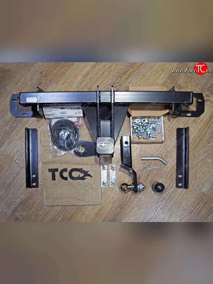 Фаркоп (тягово-сцепное устройство) TCC Subaru Forester SK/S14 дорестайлинг (2018-2021) (оцинкованный, шар E нержавейка)  в Керчи Республика Крым