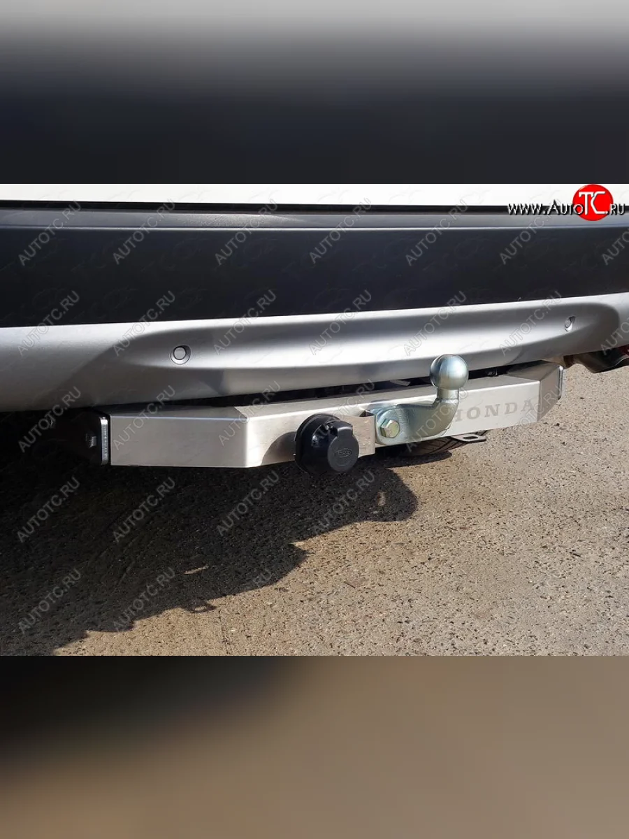 Фаркоп (тягово-сцепное устройство) TCC (надпись Honda) Honda CR-V RW,RT дорестайлинг (2016-2020) (Оцинкованный, шар F)  в Керчи Республика Крым