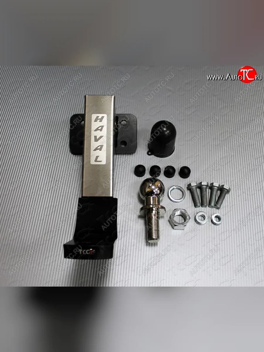 Фаркоп (тягово-сцепное устройство) TCC Haval H9 1-ый рестайлинг (2017-2019) (Оцинкованный, шар E - нержавейка)  в Самаре Самарской области