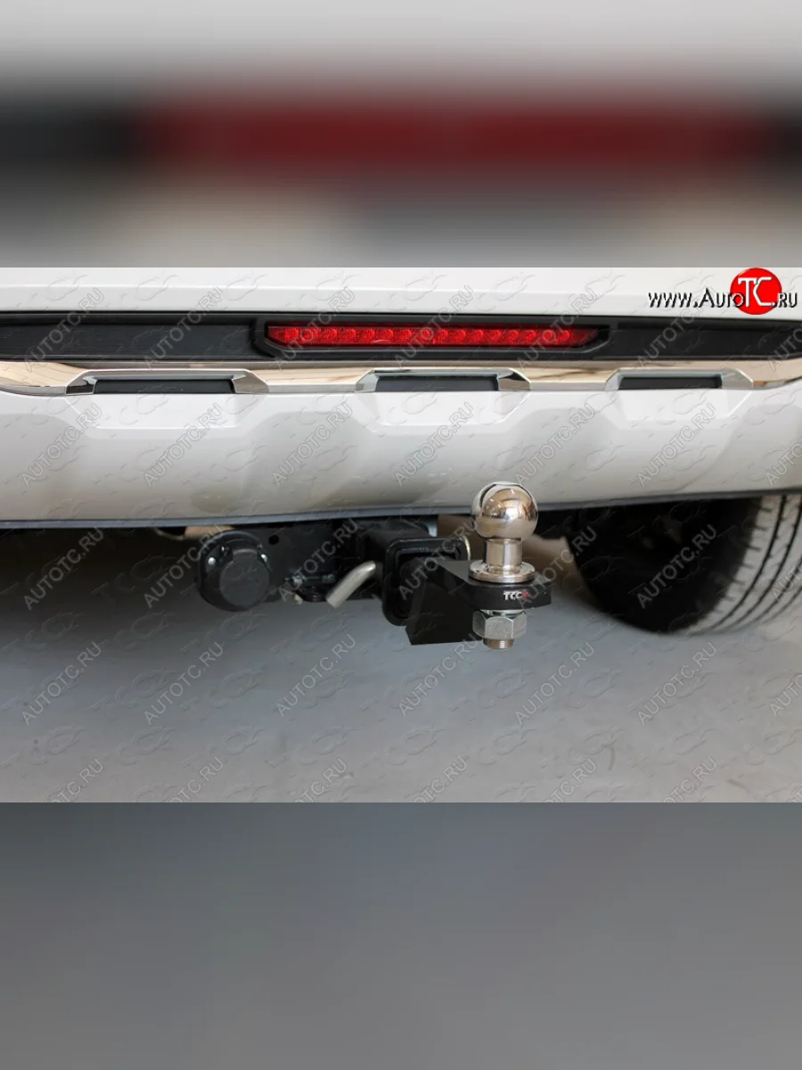 Фаркоп (тягово-сцепное устройство) TCC Haval F7  дорестайлинг (2018-2022) (Оцинкованный, шар E - нержавейка)  в Керчи Республика Крым