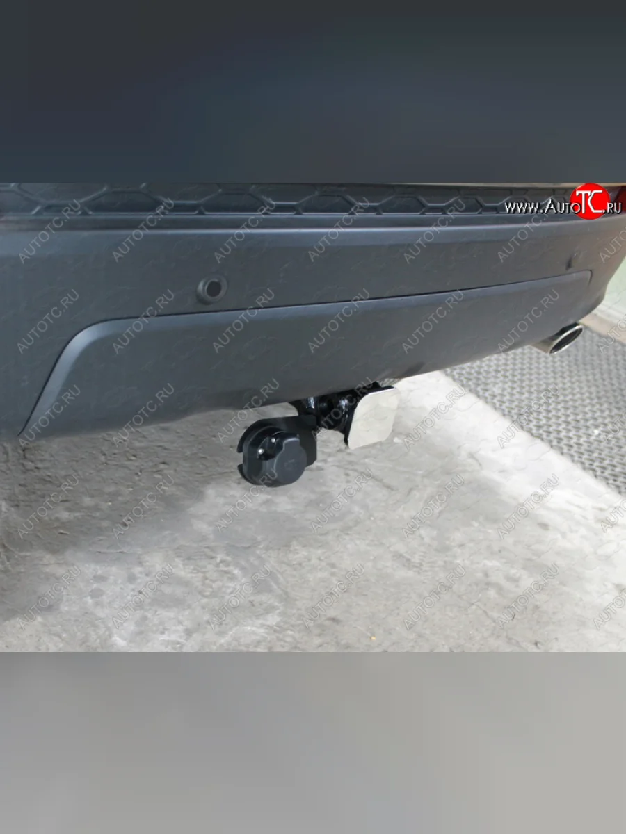 Фаркоп (тягово-сцепное устройство) TCC Land Rover Discovery Sport 1 L550 рестайлинг (2019-2023) (Оцинкованный, шар E)  в Перми Пермском крае