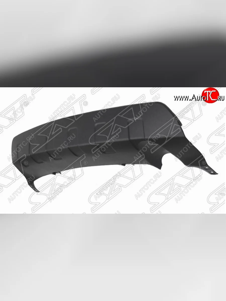 Накладка заднего бампера SAT (центральный диффузор) Suzuki SX4 GYA,GYB  рестайлинг, хэтчбэк (2010-2016)  с доставкой в г. Керчь