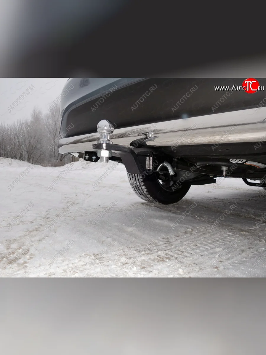 Фаркоп (тягово-сцепное устройство) TCC INFINITI QX60 L50 рестайлинг (2016-2021) (оцинкованный, шар E нержавейка)  в Самаре Самарской области