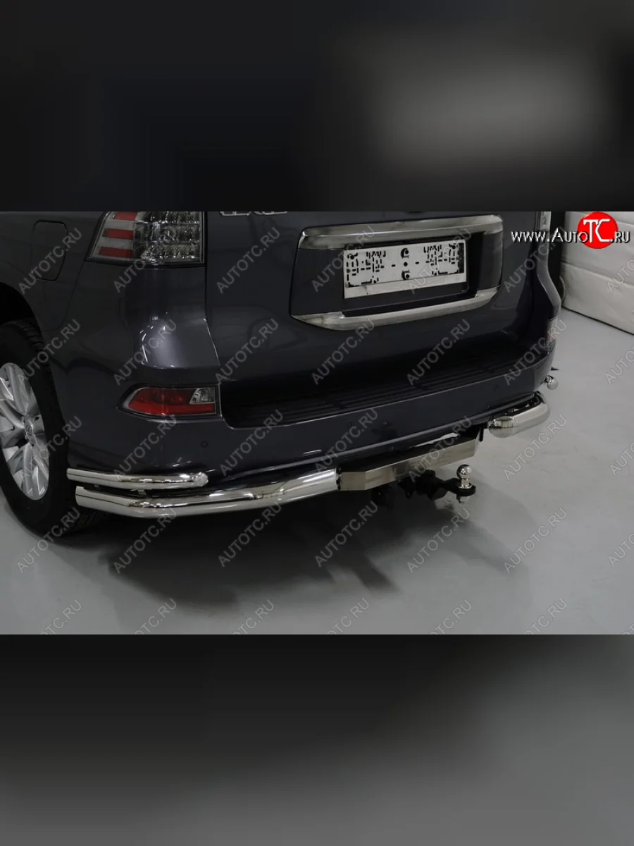 Фаркоп (тягово-сцепное устройство) TCC (надпись Lexus)  Lexus GX460 (2019-2022) J150 (Оцинкованный, шар E - нержавейка)  в Самаре Самарской области