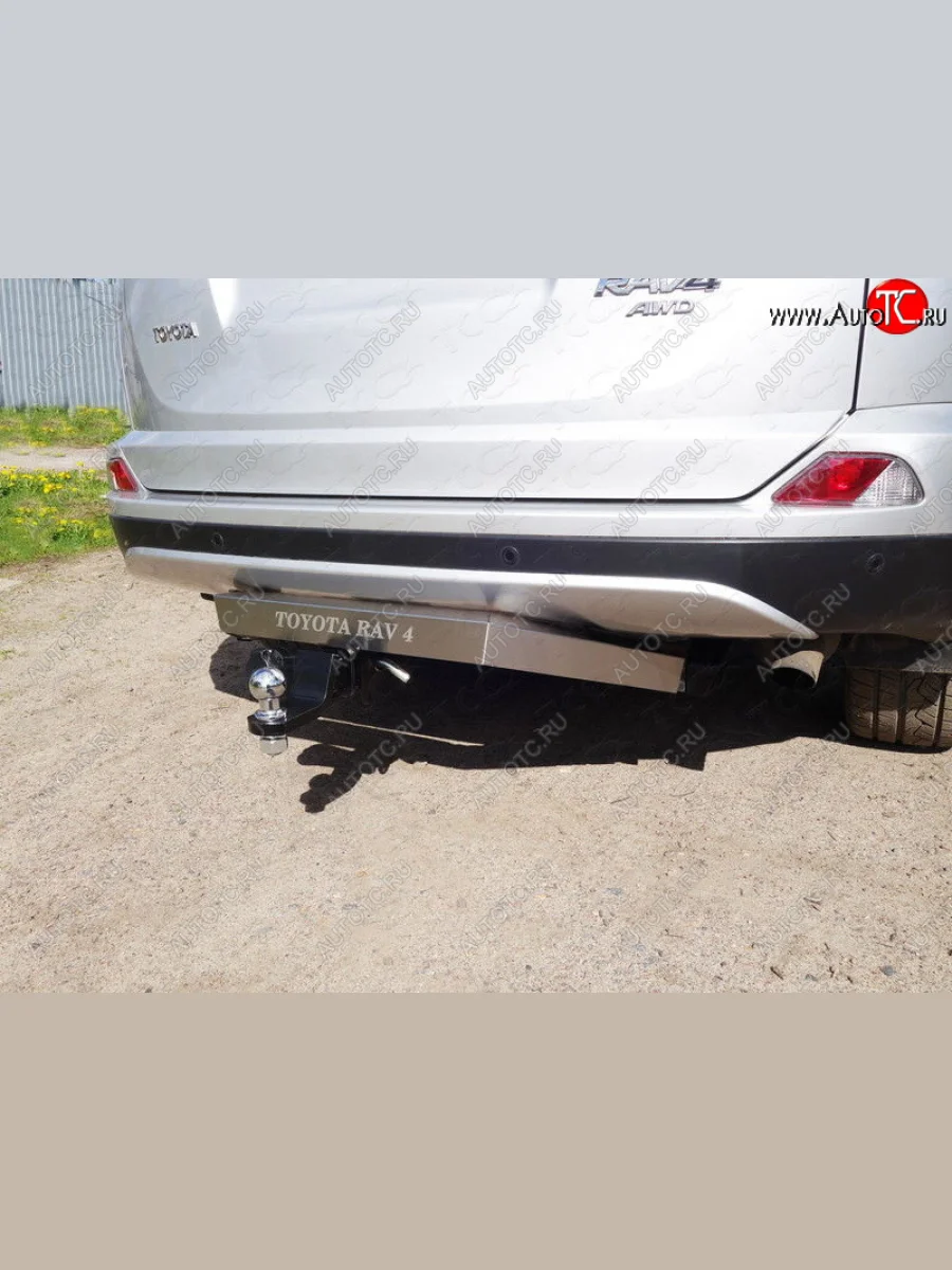Фаркоп (тягово-сцепное устройство) TCC (надпись Toyota) Toyota RAV4 XA40 5 дв. дорестайлинг (2012-2015) (Оцинкованный, шар E)  в Самаре Самарской области