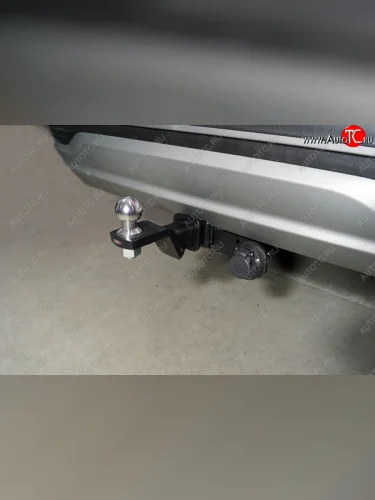 Фаркоп (тягово-сцепное устройство) TCC (Оцинкованный, шар E - нержавейка) Hyundai Santa Fe TM рестайлинг (2020-2022)