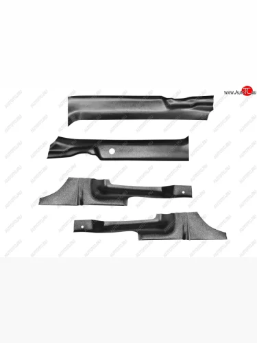 Накладки на ковролин пола Petroil Tuning Nissan Terrano D10 дорестайлинг (2013-2016)