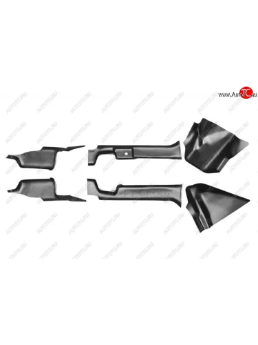 Накладки на ковролин пола Petroil Tuning Nissan Terrano D10 дорестайлинг (2013-2016)