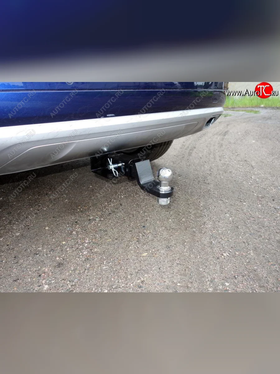 Фаркоп (тягово-сцепное устройство) TCC Audi Q5 FY дорестайлинг (2017-2020) (оцинкованный, шар Е нержавейка)  в Перми Пермском крае