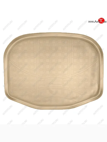 Коврик багажника Norplast Unidec (разложенный 3-й ряд) (Цвет: бежевый) Ford Explorer U502 1-ый рестайлинг, 5 дв. (2015-2018)