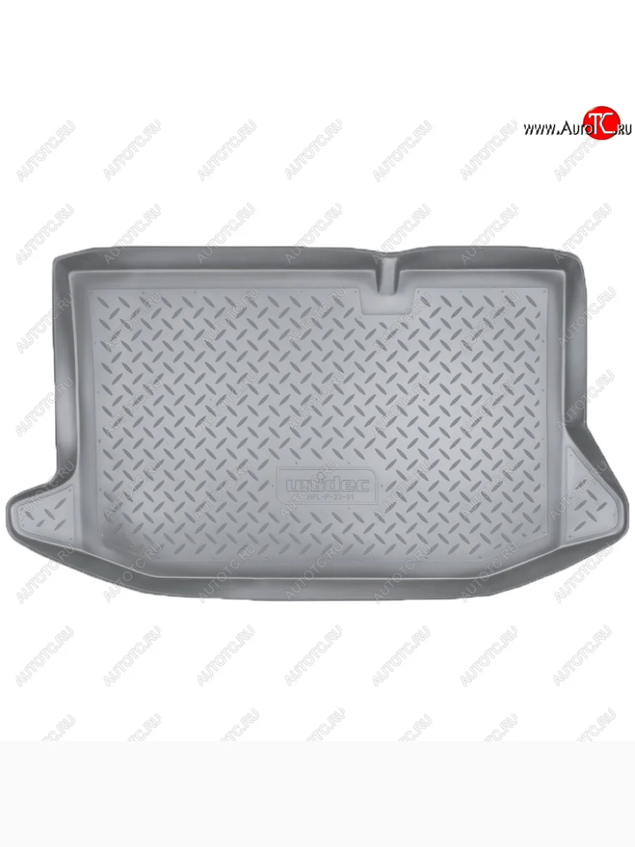 Коврик багажника Norplast Unidec Ford Fiesta 6 хэтчбэк 5 дв. дорестайлинг (2008-2012) (Цвет: серый)  в Керчи Республика Крым
