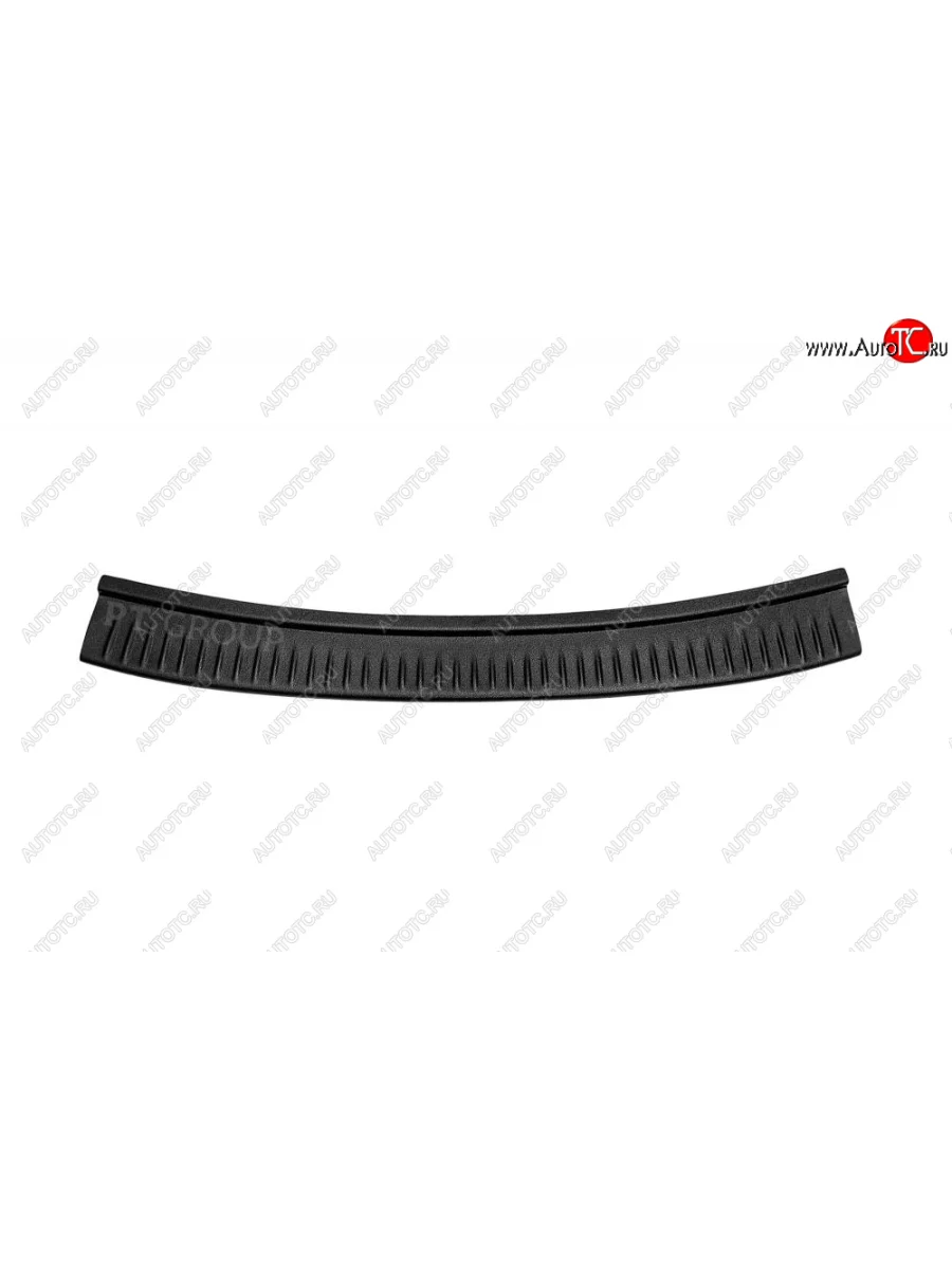 Защитная накладка заднего бампера Petroil Tuning  Hyundai Solaris (2017-2020) HCR  с доставкой в г. Керчь