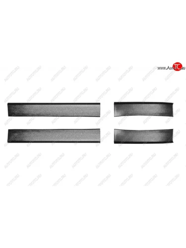 Пороги накладки дверей Petroil Tuning (Текстурная поверхность) Chevrolet Cobalt (2019-2023) седан 2-ой рестайлинг