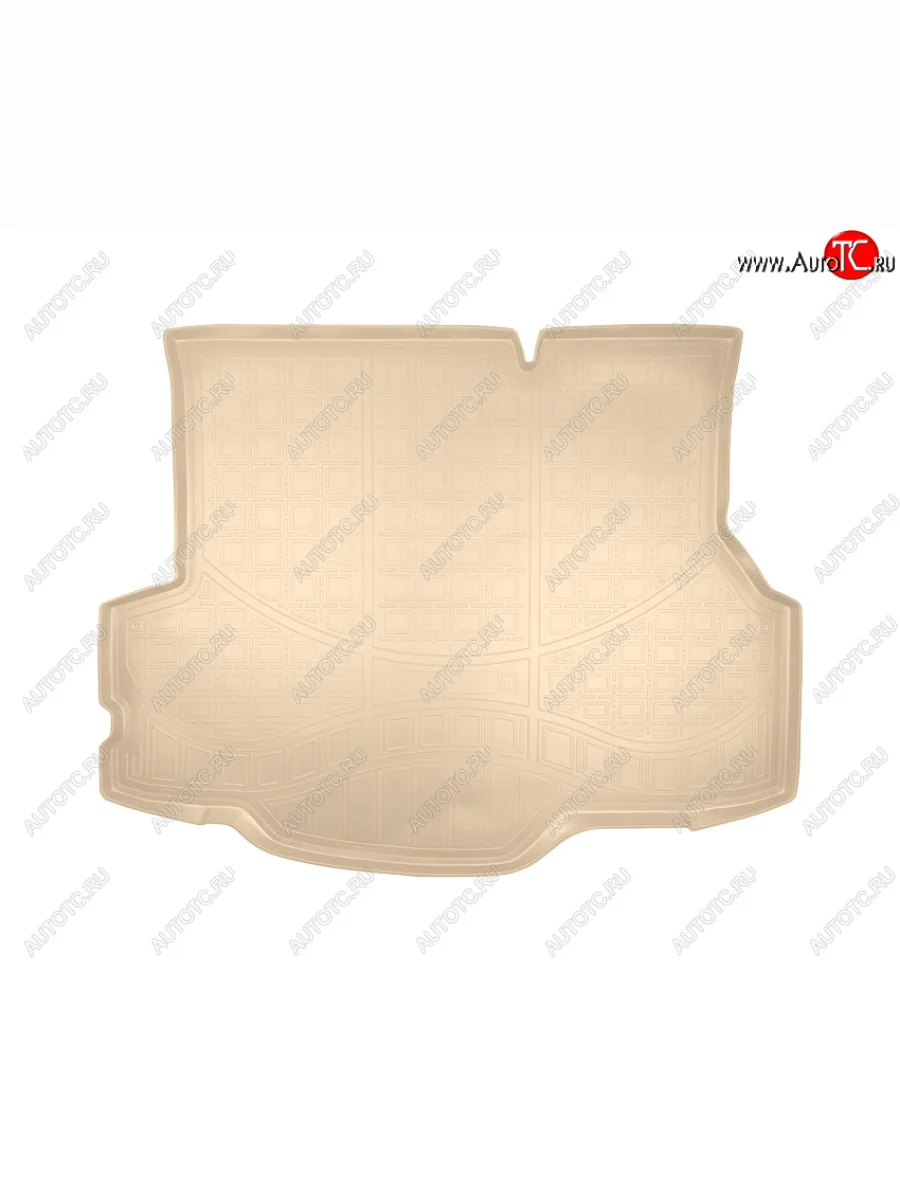 Коврик багажника Norplast Unidec Ford Fiesta 6 седан рестайлинг (2012-2019) (Цвет: бежевый)  в Самаре Самарской области