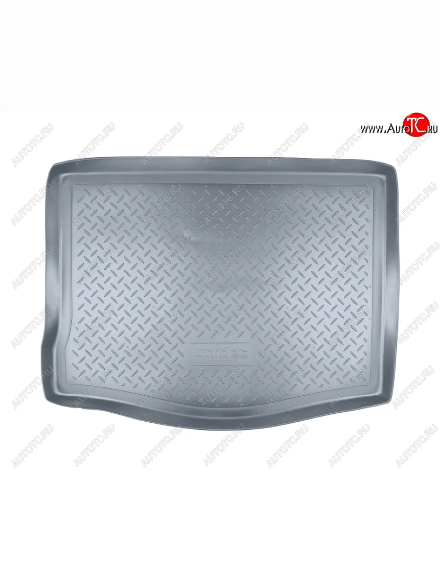 Коврик багажника Norplast Unidec Ford Focus 2 хэтчбэк 3 дв. дорестайлинг (2004-2007) (Цвет: серый)  с доставкой в г. Керчь