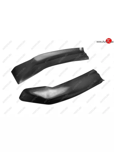 Накладки на ковролин тоннельные передние Petroil Tuning (цвет: черный) Chevrolet Cobalt (2019-2023) седан 2-ой рестайлинг