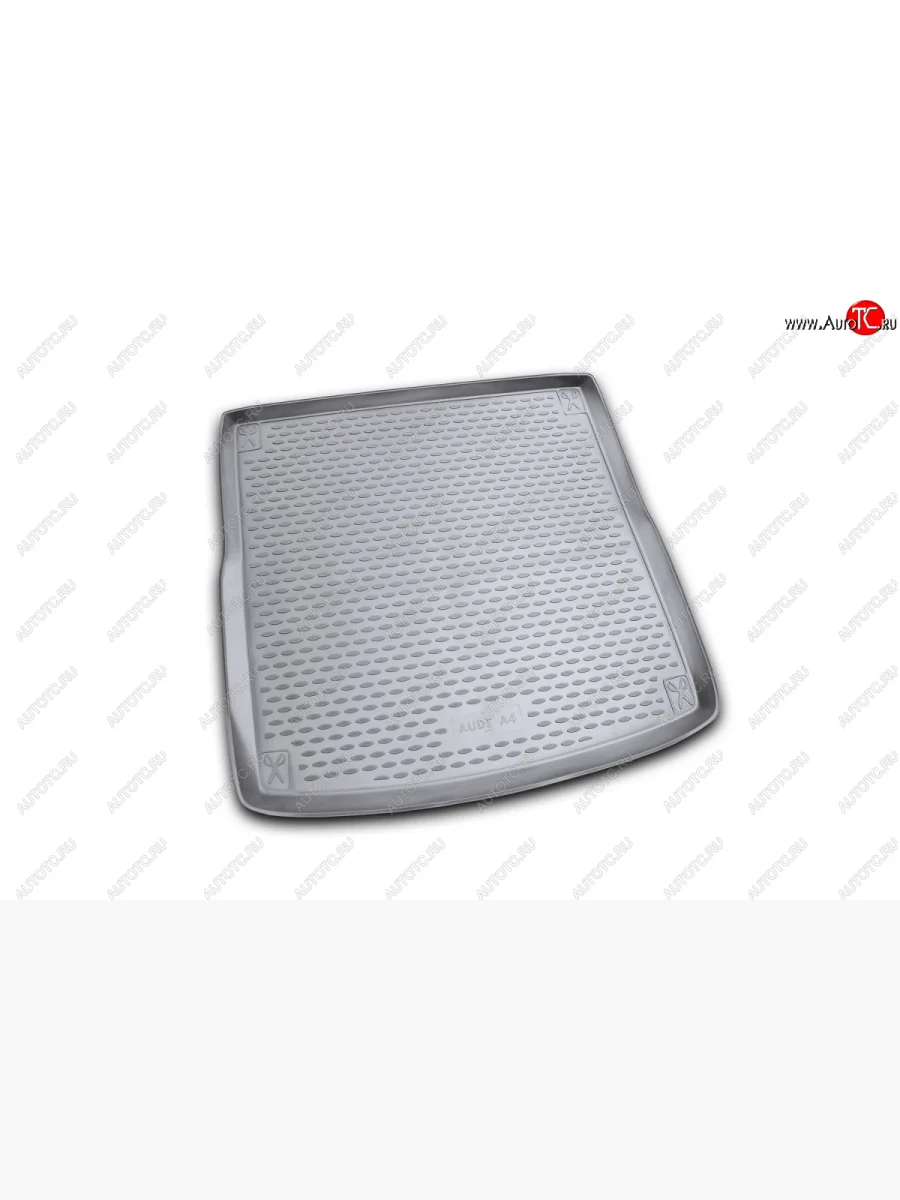 Коврик багажника Element (полиуретан) Audi A4 B8 дорестайлинг, универсал (2007-2011) (Серый)  с доставкой в г. Пермь
