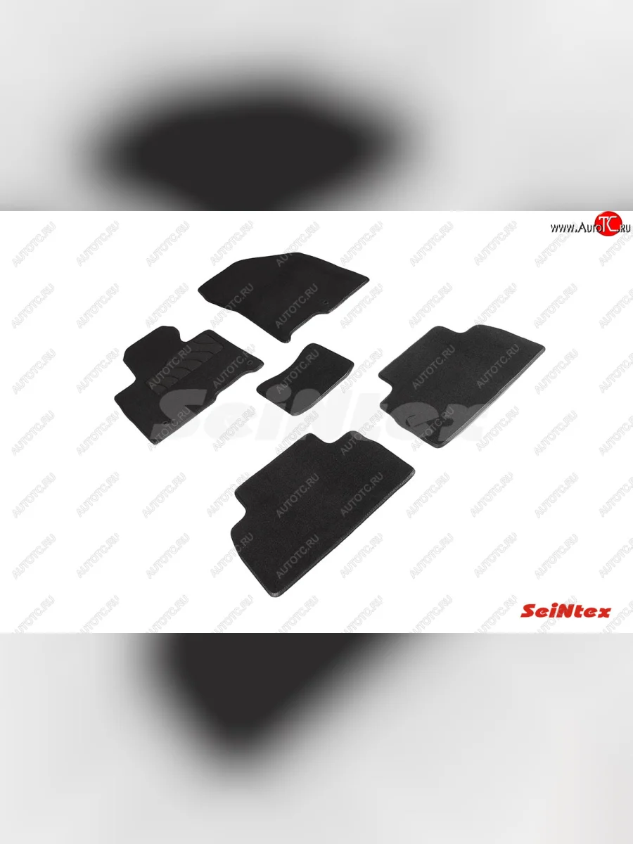 Текстильные коврики в салон SeinTex LUX 5 мест Hyundai Santa Fe TM рестайлинг (2020-2022)  с доставкой в г. Керчь