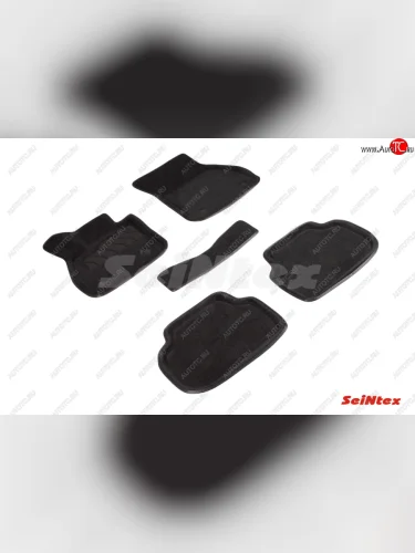 Текстильные коврики в салон SEINTEX 3D BMW 2 серия F44 седан рестайлинг (2019-2025)