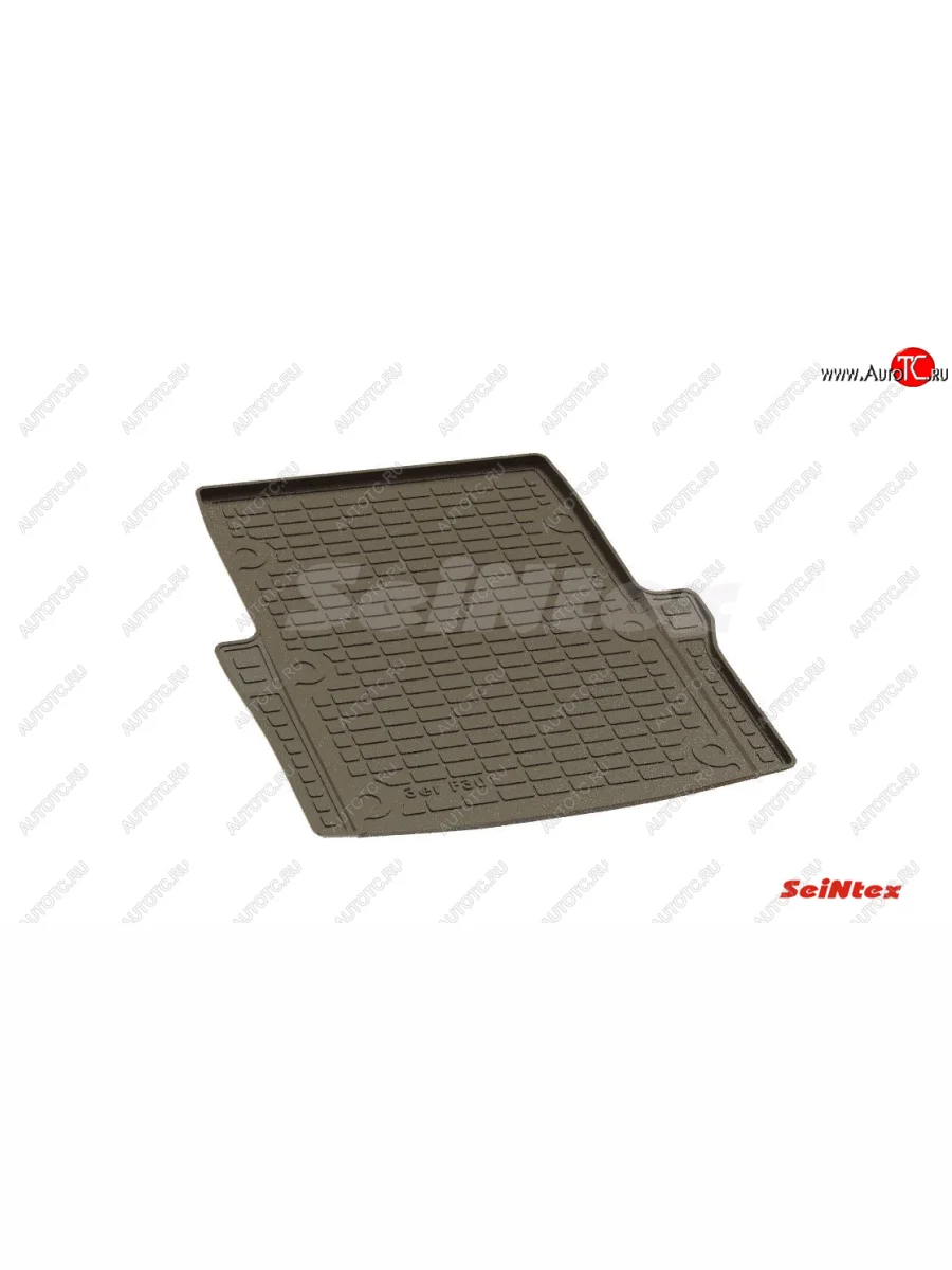 Коврик в багажник SeiNtex (полимерный)  BMW 3 серия (2015-2018) F30 (Цвет: черный)  в Воронеже Воронежской области